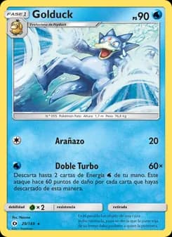 Golduck card in Spanish