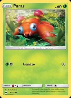 Paras card in Spanish