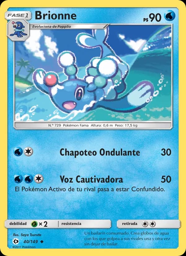 Brionne card in Spanish