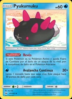 Pyukumuku card in Spanish