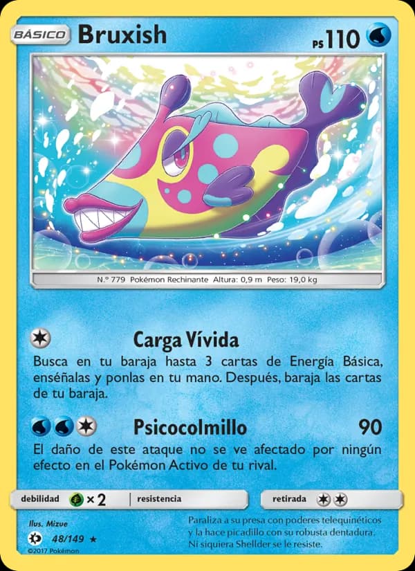 Bruxish card in Spanish