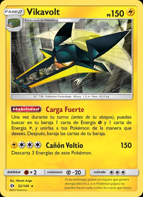 Vikavolt card in Spanish