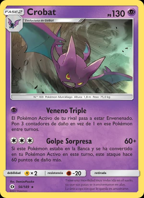 Crobat card in Spanish