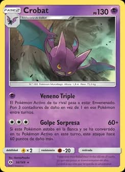 Crobat card in Spanish