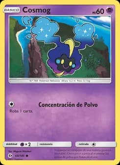 Cosmog card in Spanish