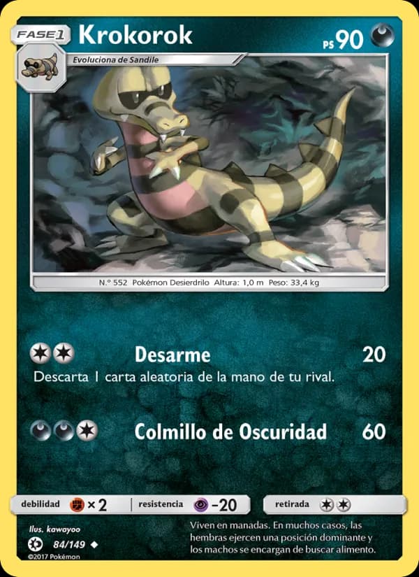 Krokorok card in Spanish