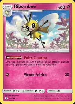 Ribombee card in Spanish