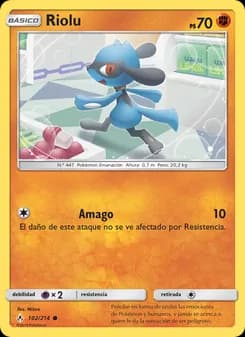 Riolu card in Spanish