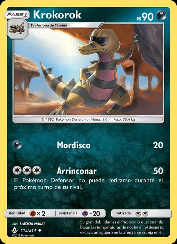 Krokorok card in Spanish