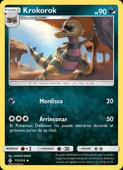 Krokorok card in Spanish