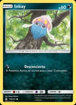 Inkay card in Spanish