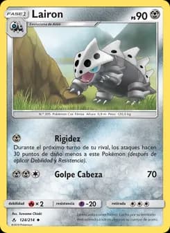 Lairon card in Spanish