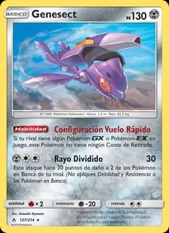Genesect card in Spanish
