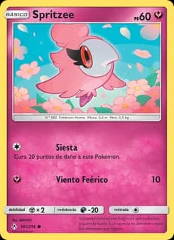 Spritzee card in Spanish