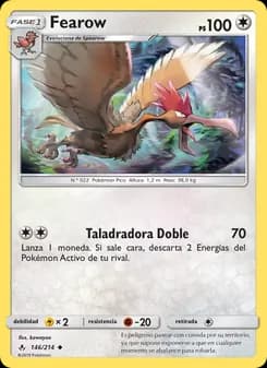 Fearow card in Spanish