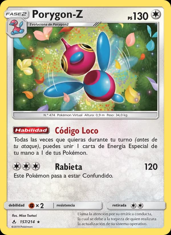Porygon-Z card in Spanish