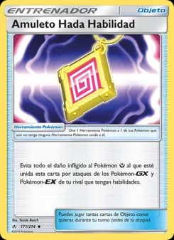 Amuleto Hada Habilidad card in Spanish
