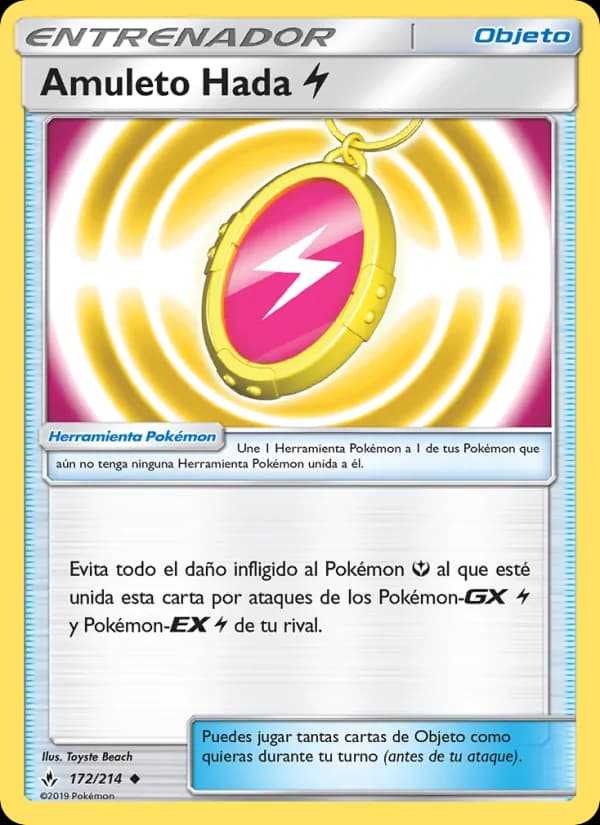 Amuleto Hada Lightning card in Spanish