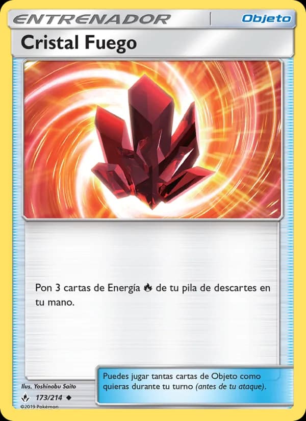 Cristal Fuego card in Spanish