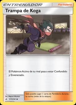 Trampa de Koga card in Spanish