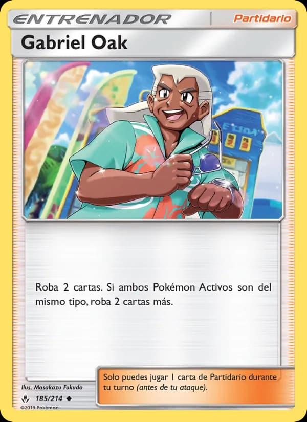 Gabriel Oak card in Spanish