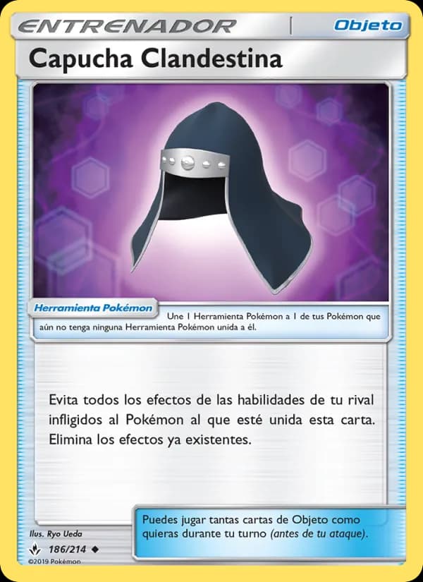 Capucha Clandestina card in Spanish