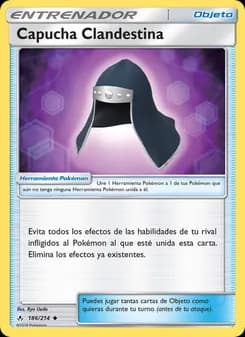 Capucha Clandestina card in Spanish