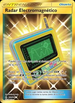 Radar Electromagnético card in Spanish