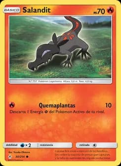 Salandit card in Spanish