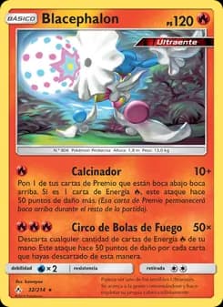 Blacephalon card in Spanish