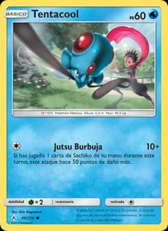 Tentacool card in Spanish