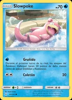 Slowpoke card in Spanish