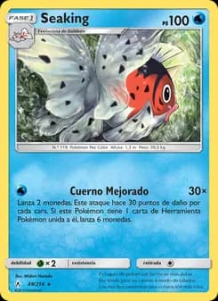 Seaking card in Spanish