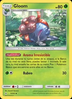 Gloom card in Spanish