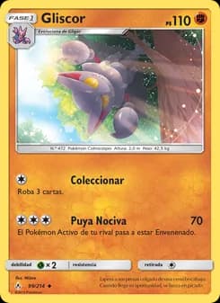 Gliscor card in Spanish