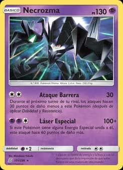 Necrozma card in Spanish