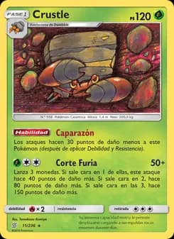 Crustle card in Spanish