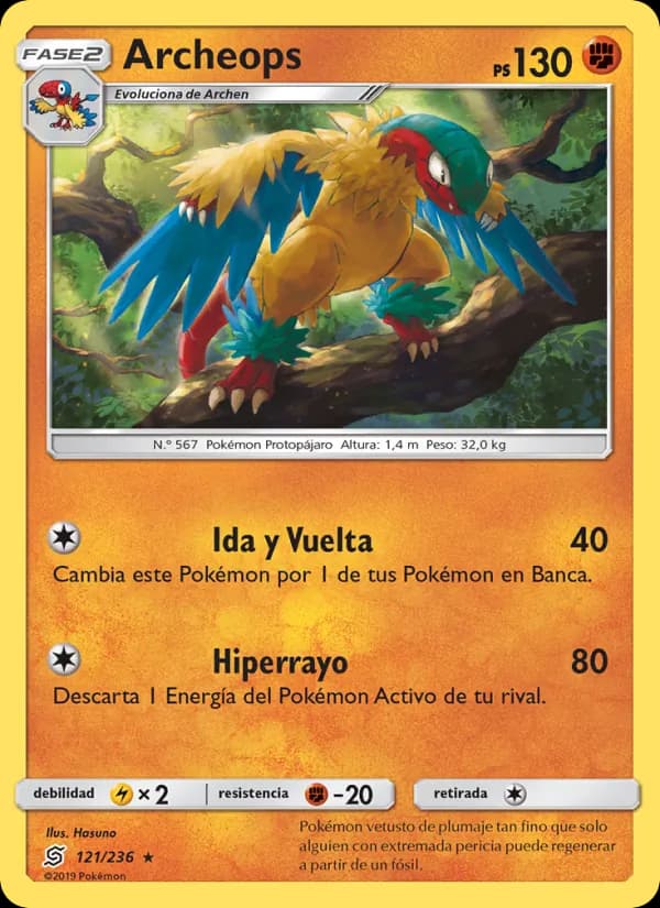 Archeops card in Spanish