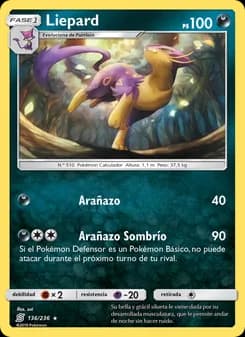 Liepard card in Spanish