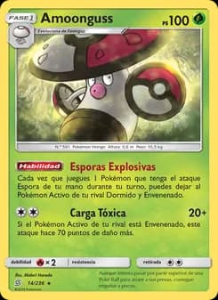 Amoonguss card in Spanish