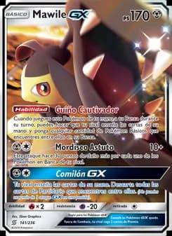 Mawile GX card in Spanish