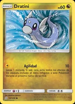Dratini card in Spanish