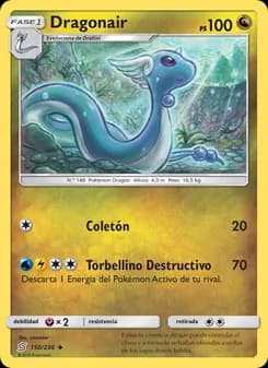 Dragonair card in Spanish