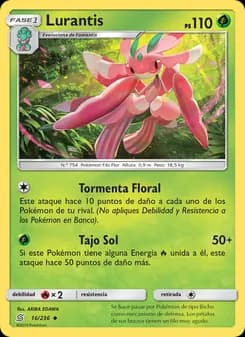 Lurantis card in Spanish