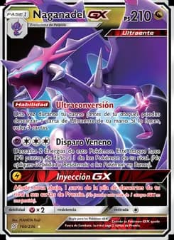 Naganadel GX card in Spanish