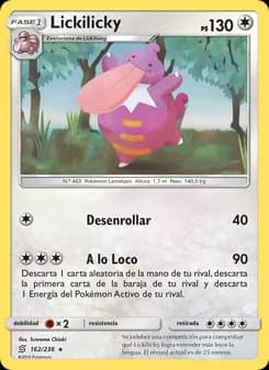 Lickilicky card in Spanish