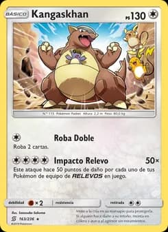 Kangaskhan card in Spanish