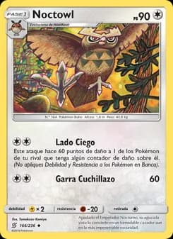 Noctowl card in Spanish