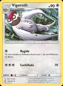 Vigoroth card in Spanish