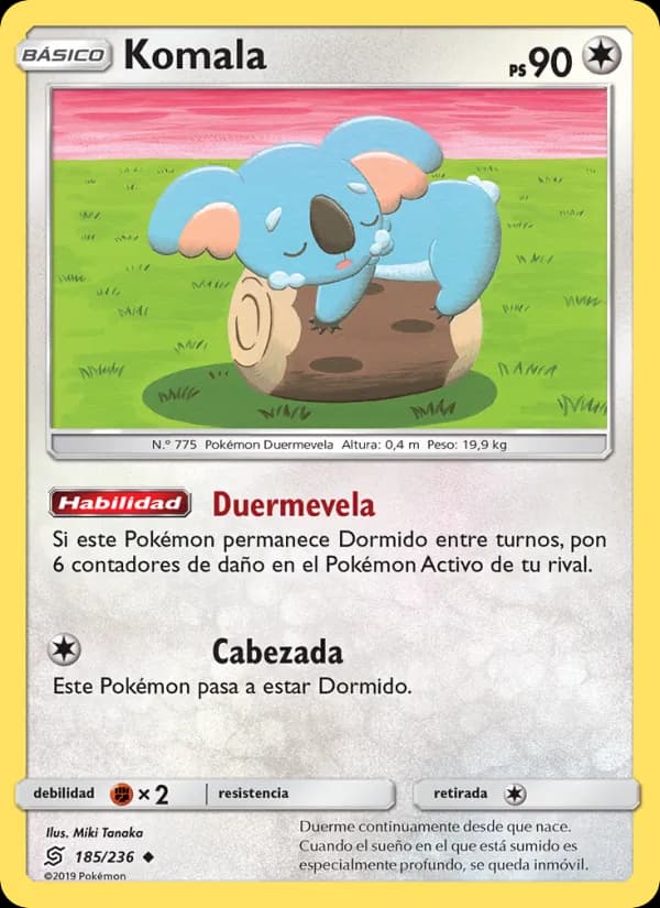 Komala card in Spanish